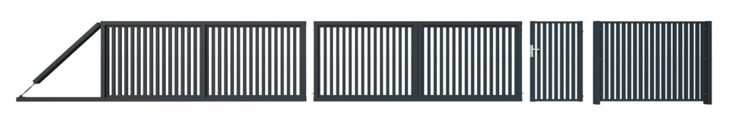 Pionowe ogrodzenia panelowe Alufence. Nowoczesne ogrodzenie Lublin